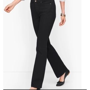 Talbots black barely boot cut jeans. Worn a couple times. Size 10.